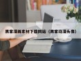 咸宁黑客漫画素材下载网站（黑客动漫头像）